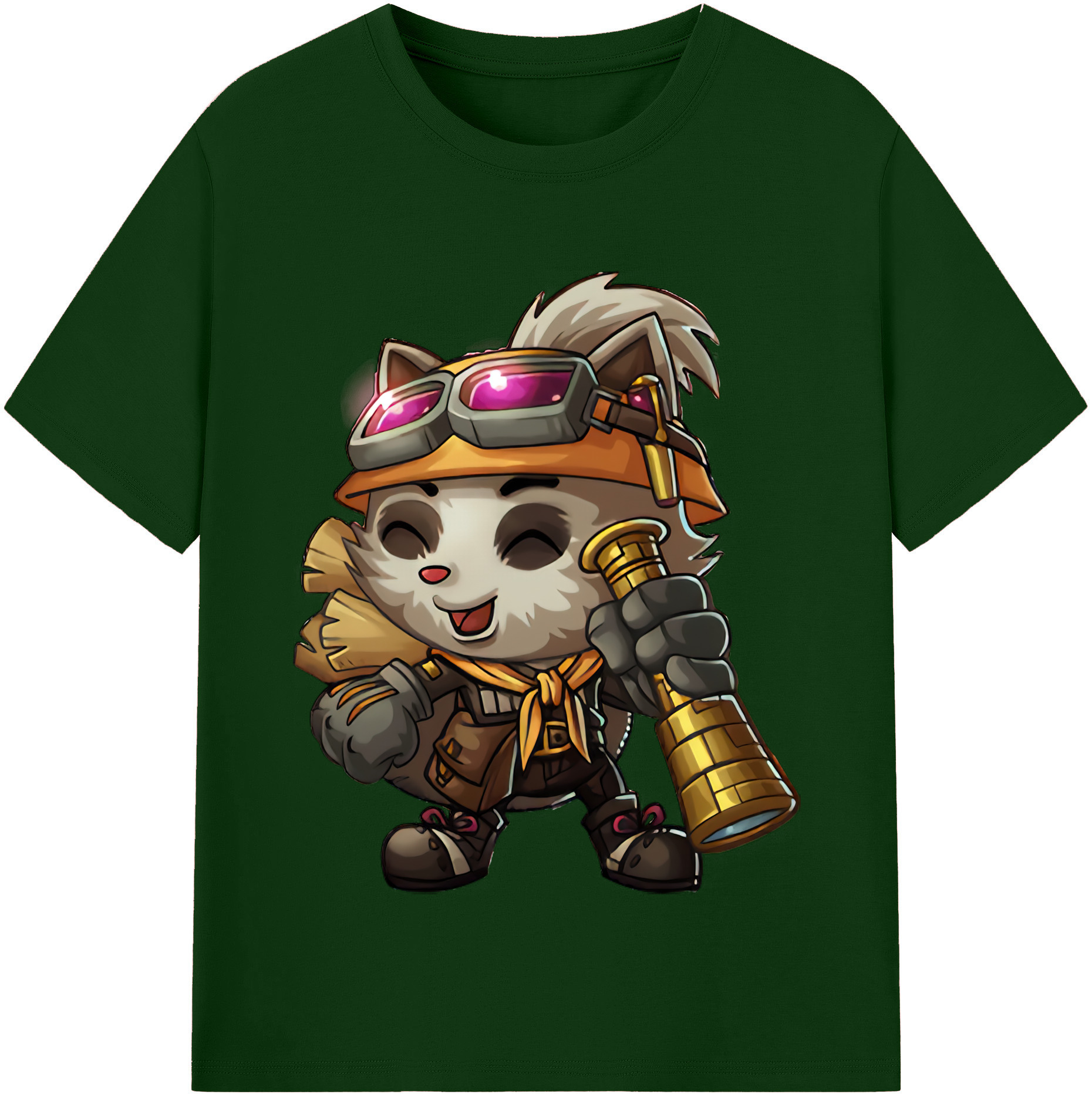 リーグ・オブ・レジェンド League of Legends LOL 綿100％半袖Tシャツ（フロントプリント）